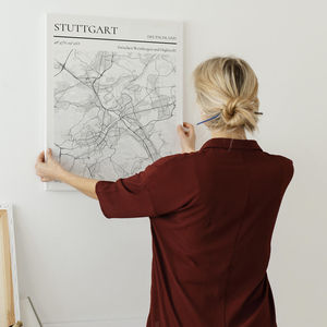 Stuttgart Map Art: Customize Your Unique City Story Today!
