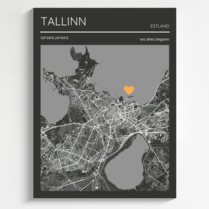 Celebrate Your Love: Custom Magazine-Style Map with Personal Marker