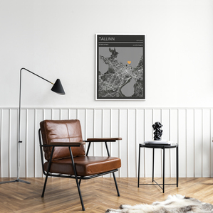 Celebrate Your Love: Custom Magazine-Style Map with Personal Marker