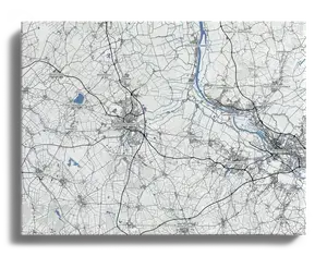 Create Your Own Custom Map - Personal Gift, Poster, or Decor