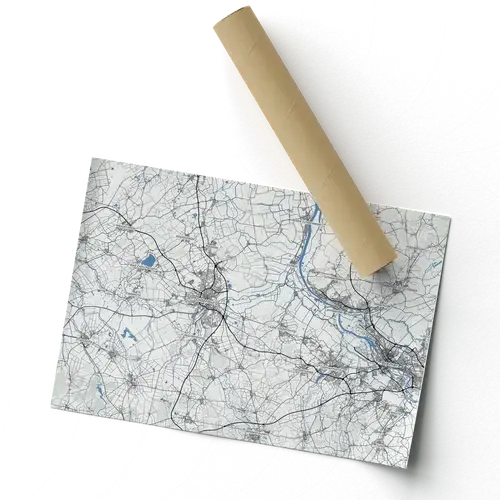 Create Your Own Custom Map - Personal Gift, Poster, or Decor