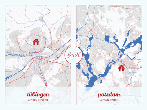 Create Your Own Dual City Map: Celebrate Your Long-Distance Connection