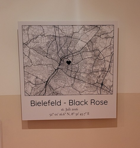 Customer Photo by Carola for Review Print City Map Dibond 40x40cm