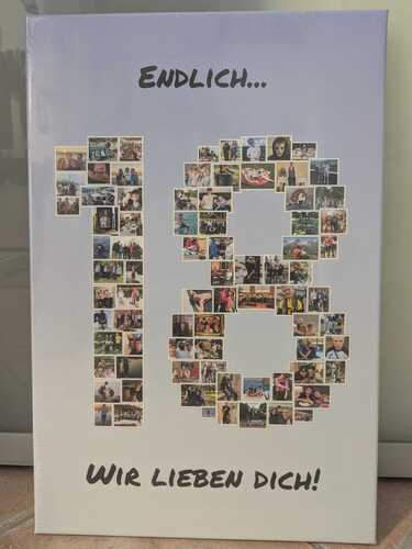 Customer Photo by Daniela for Review Print Photo Collage Canvas 40x60cm