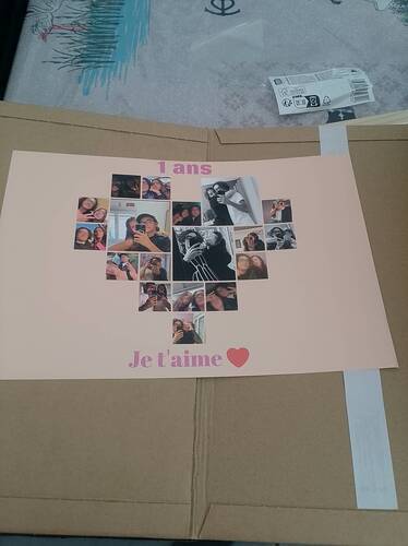 Customer Photo by Élodie for Review Print Photo Collage Poster 30x20cm