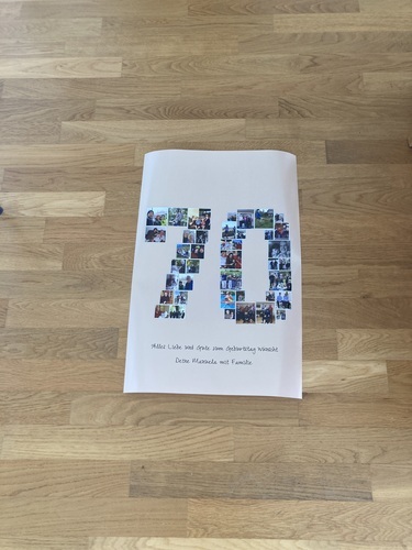 Customer Photo by Manuela for Review Print Photo Collage Poster 40x60cm